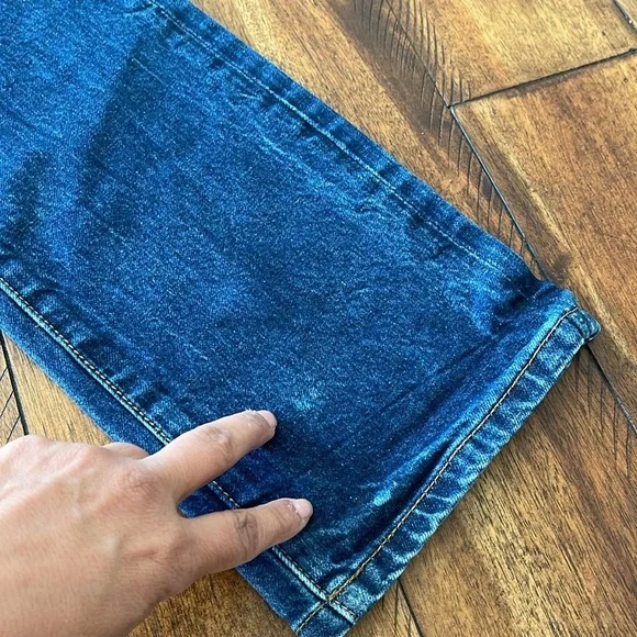 Active Ride Shop mens blue denim 34 x 30 reform style straight leg skater jeans - Picture 14 of 14